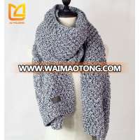 2017 Wholesale knit winter men's pashmina scarf